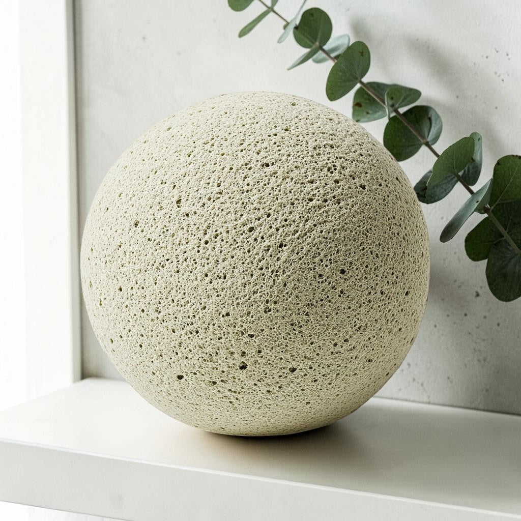 Plvxk Exfoliating Bath Ball - Natural Plant-Fiber Loofah for Deep Cleansing - Removes Dead Skin - Improves Circulation - Sustainable Body Scrubber