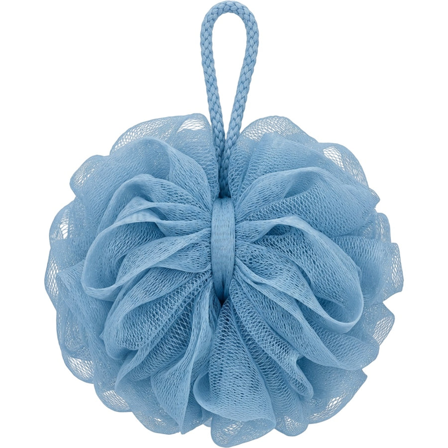 Plvxk Fine Mesh Bath Pouf Mist Blue
