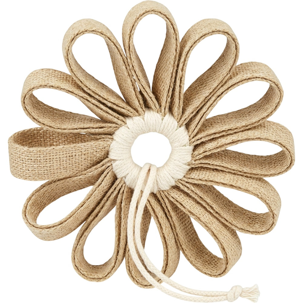 Plvxk Woven Ramie Loop Wash Ball Natural - Product view
